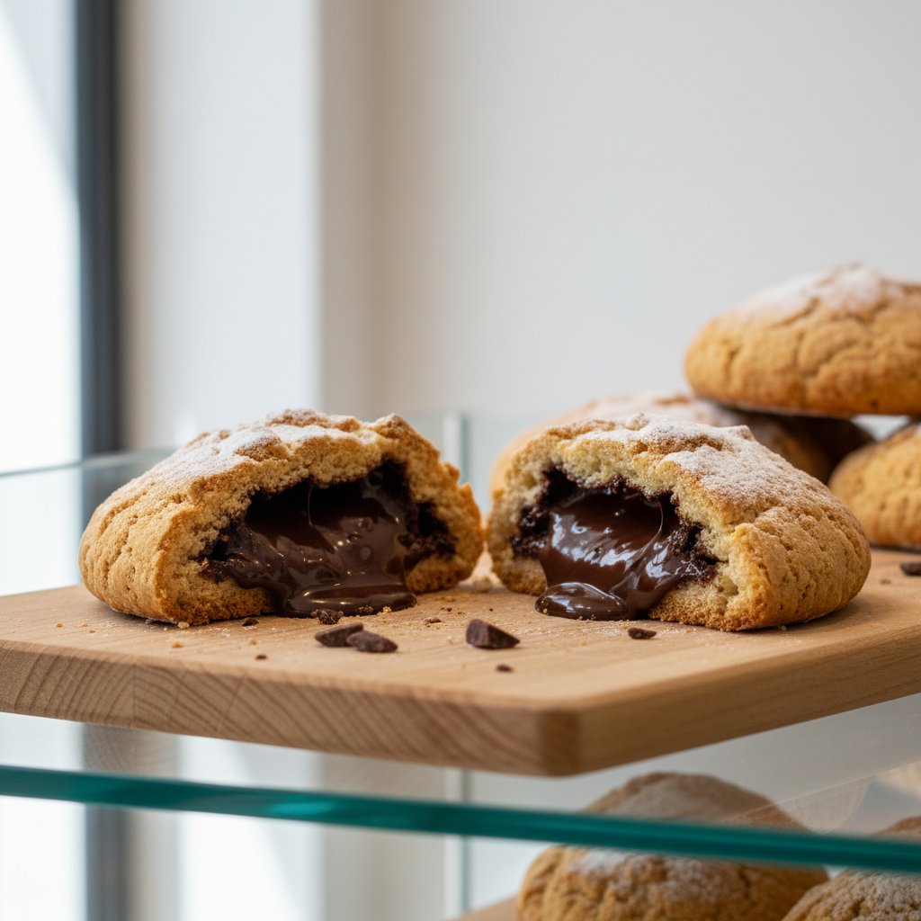 Biscottone ripieno di cioccolato