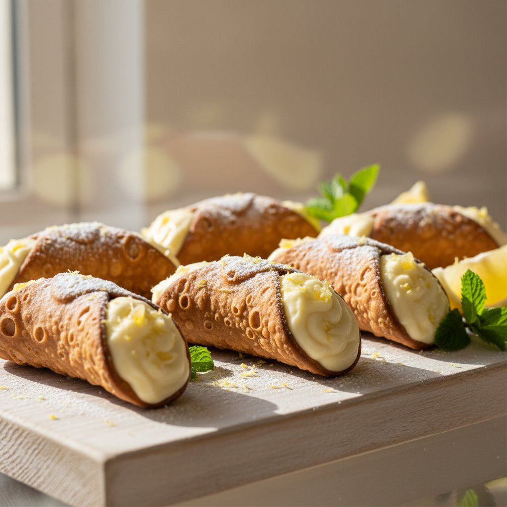 Cannolino siciliano al limone