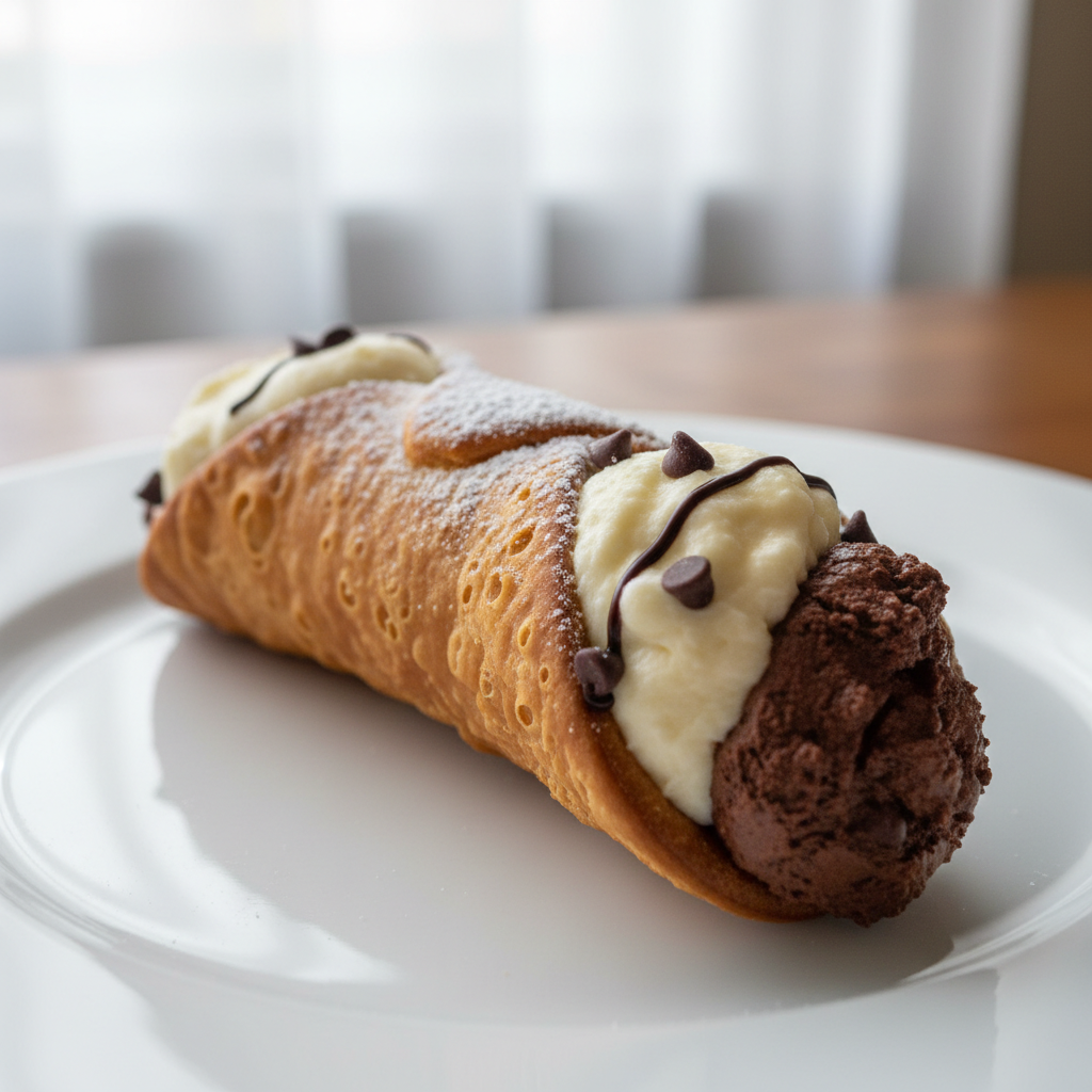 Cannoli bicolore