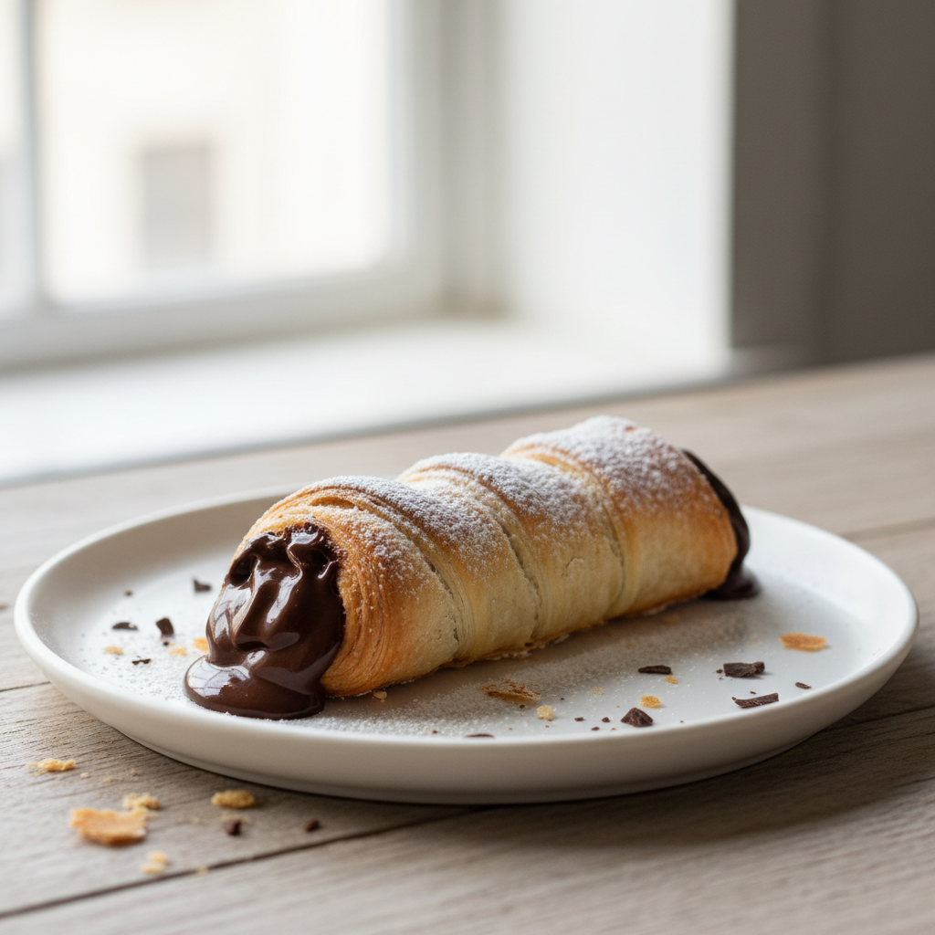 Cannoli lunghi cioccolato
