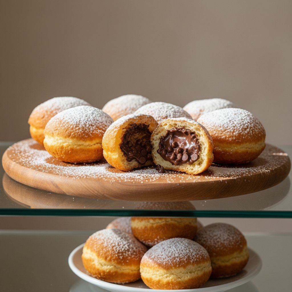 Cannoli fritti cioccolato
