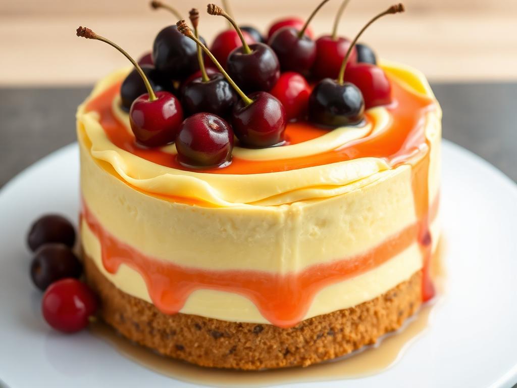 Crema e amarene intere