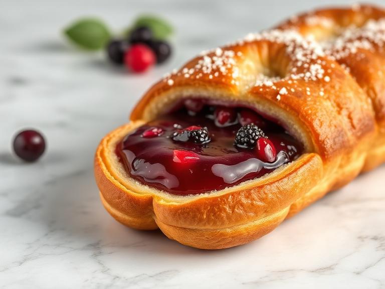 Fagottino integrale 7 farine marmellata frutti di bosco