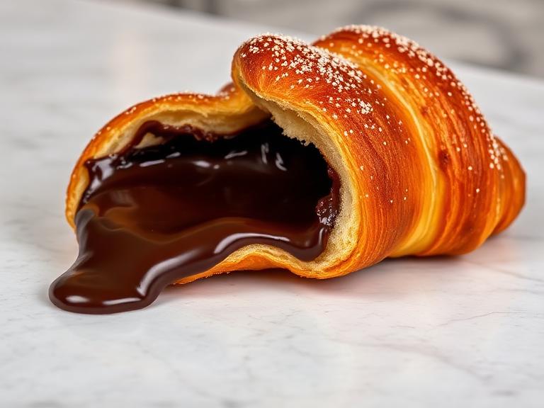 Cornetto cioccolato fondente