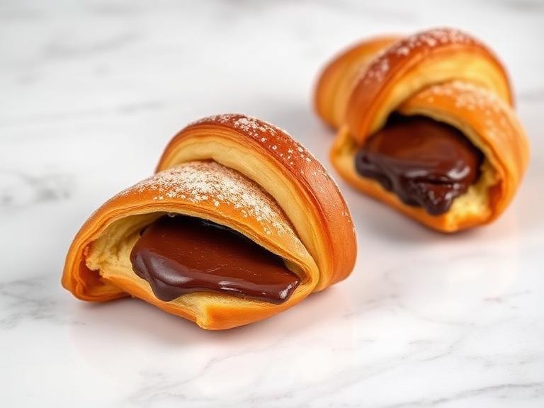 Cornetto vegano al cioccolato